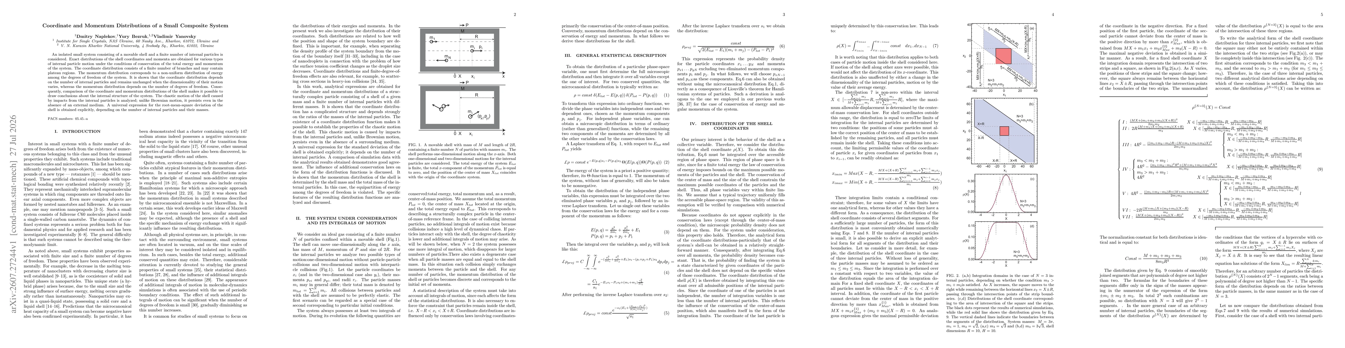 Thumbnail for Coordinate and Momentum Distributions of a Small Composite System