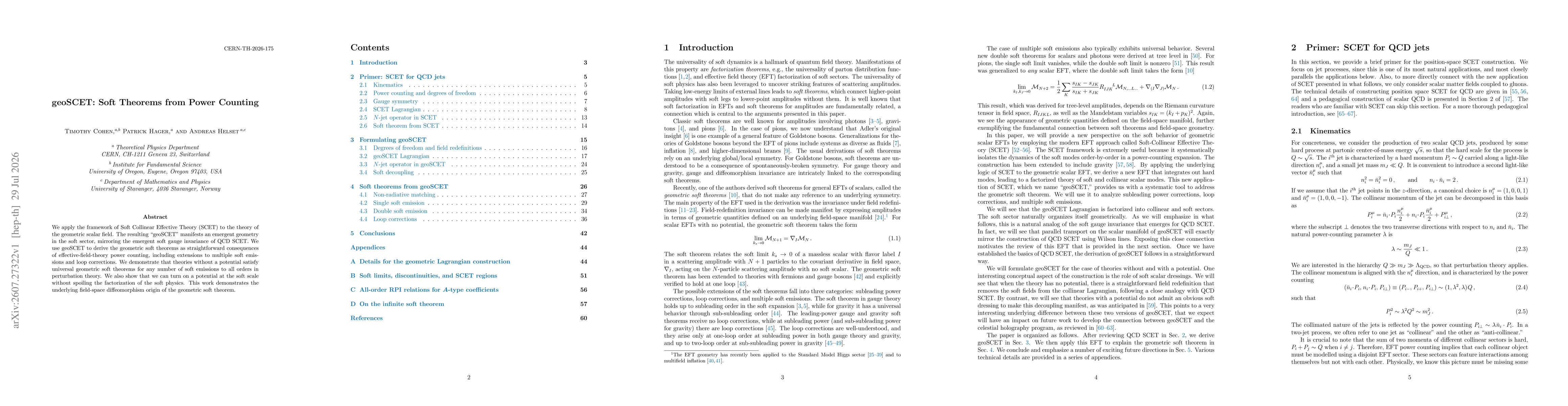 Thumbnail for geoSCET: Soft Theorems from Power Counting