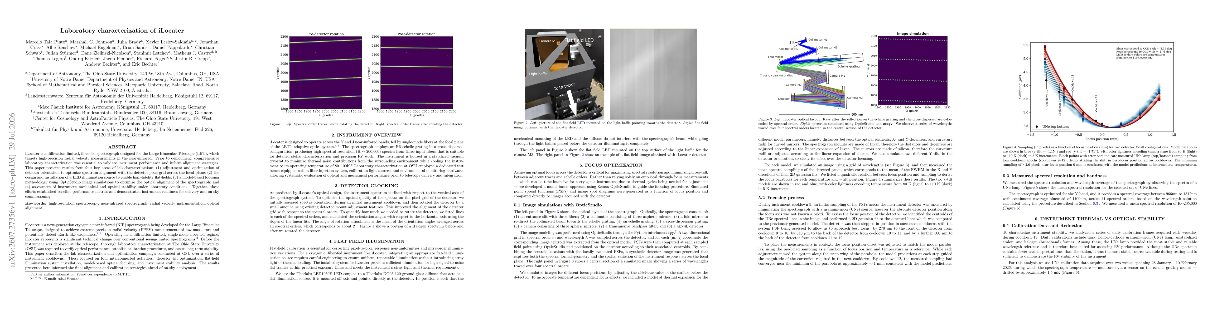 Thumbnail for Laboratory characterization of iLocater
