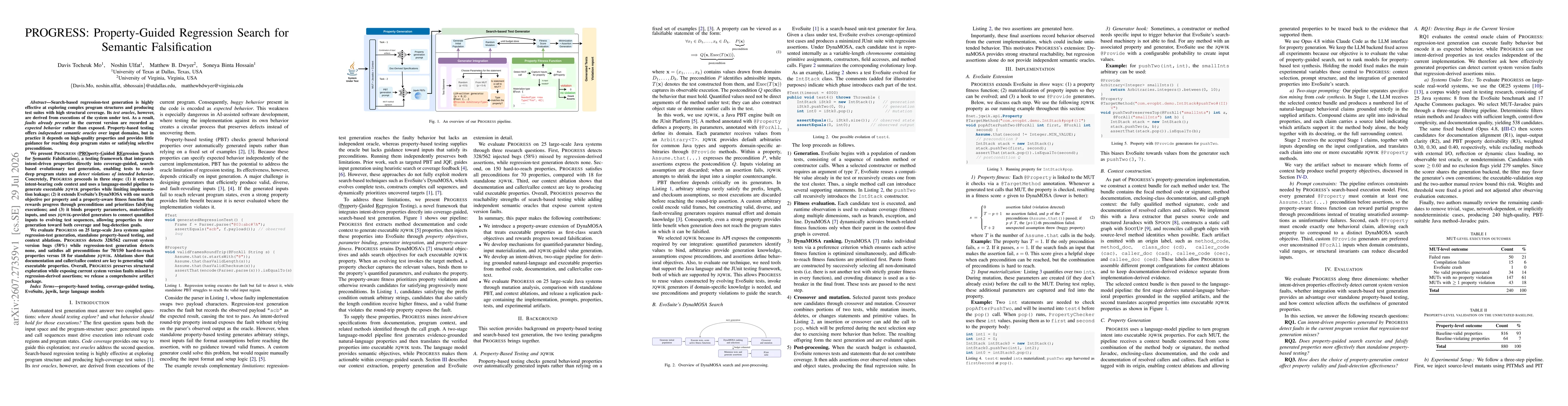 Thumbnail for PROGRESS: Property-Guided Regression Search for Semantic Falsification