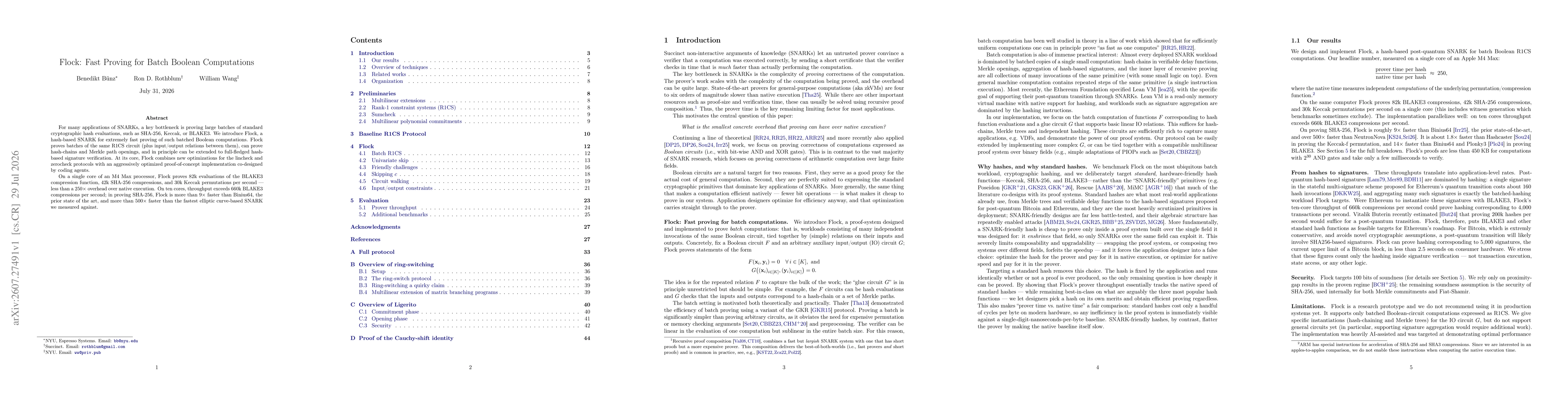 Thumbnail for Flock: Fast Proving for Batch Boolean Computations