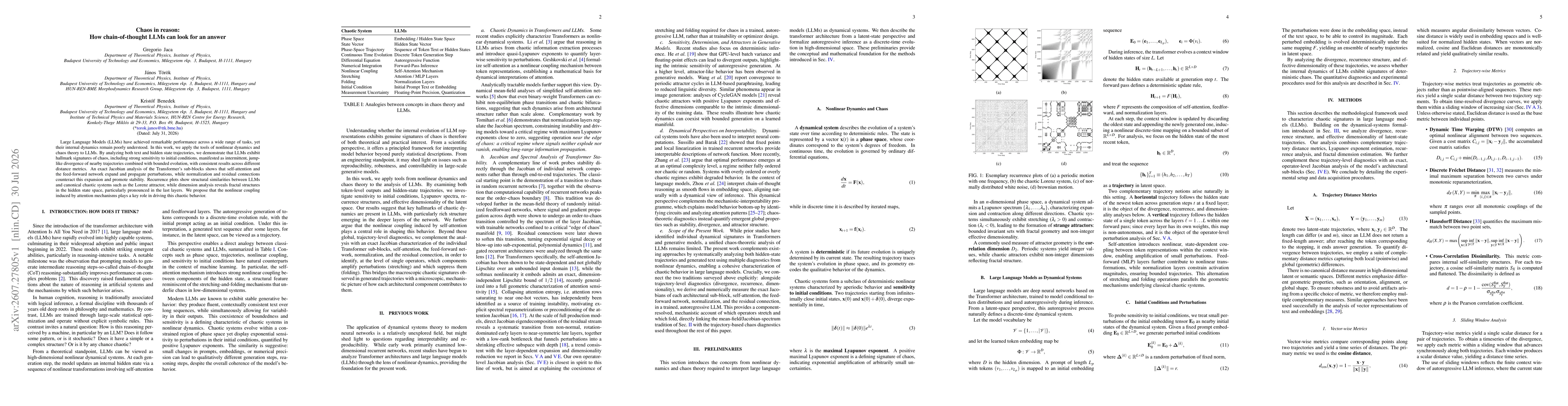 Thumbnail for Chaos in reason: How chain-of-thought LLMs can look for an answer