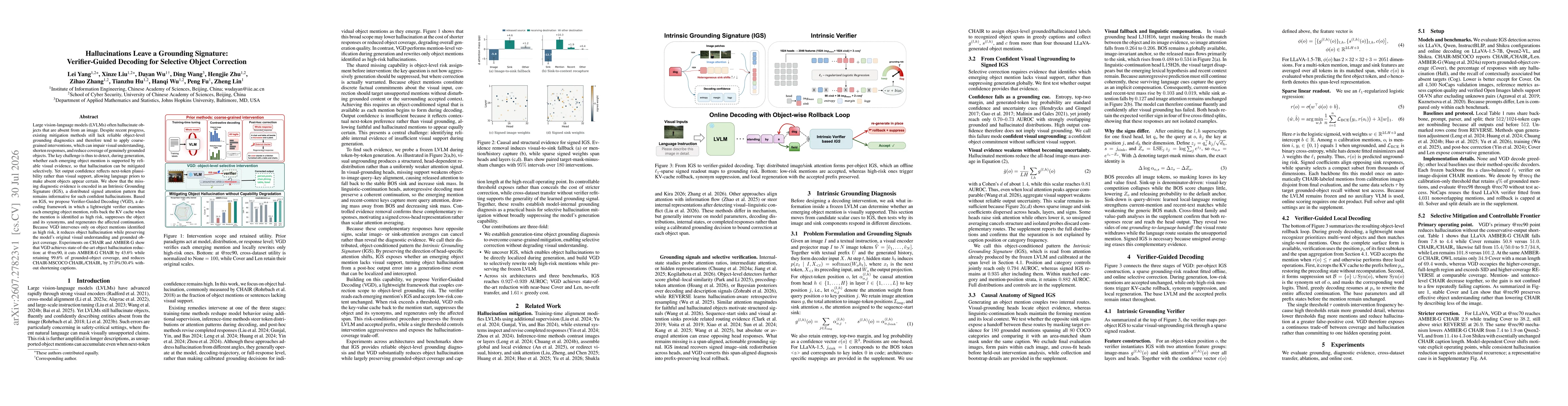 Thumbnail for Hallucinations Leave a Grounding Signature:Verifier-Guided Decoding for Selective Object Correction