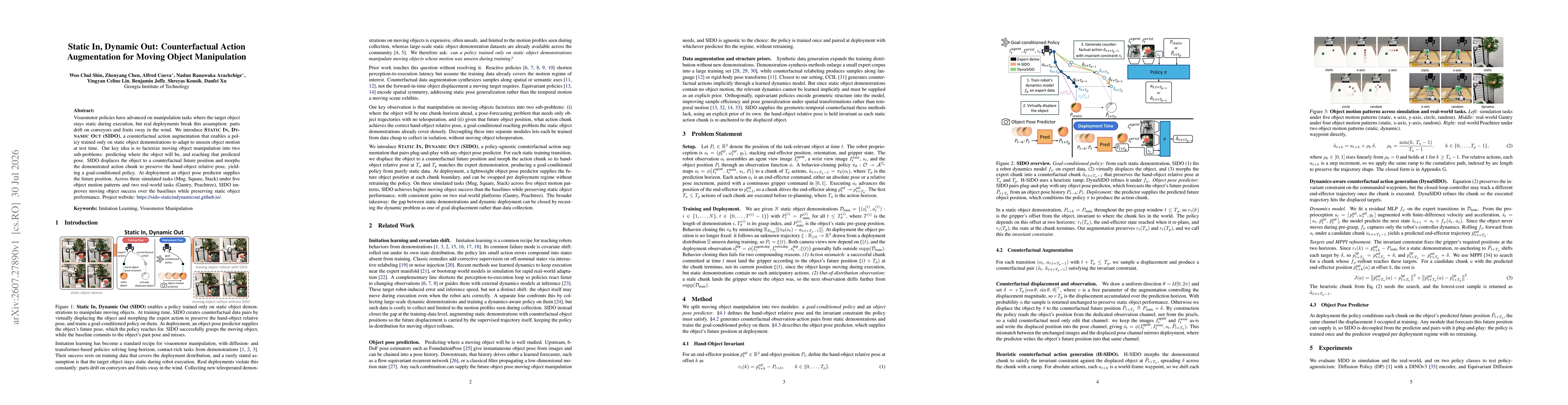 Thumbnail for Static In, Dynamic Out: Counterfactual Action Augmentation for Moving Object Manipulation