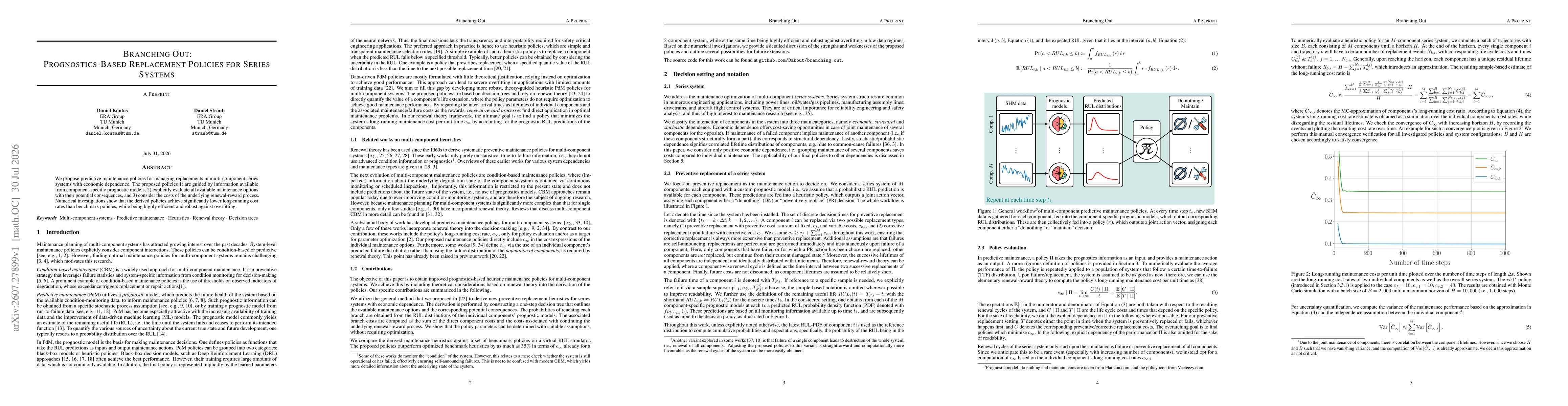 Thumbnail for Branching out: Prognostics-Based Replacement Policies for Series Systems