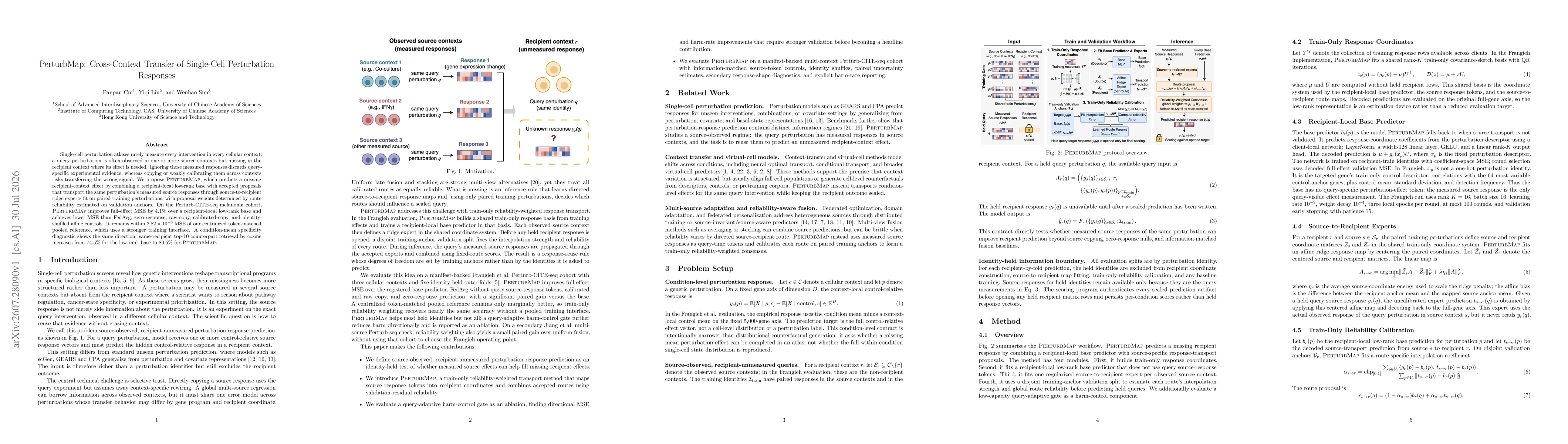 Thumbnail for PerturbMap: Cross-Context Transfer of Single-Cell Perturbation Responses