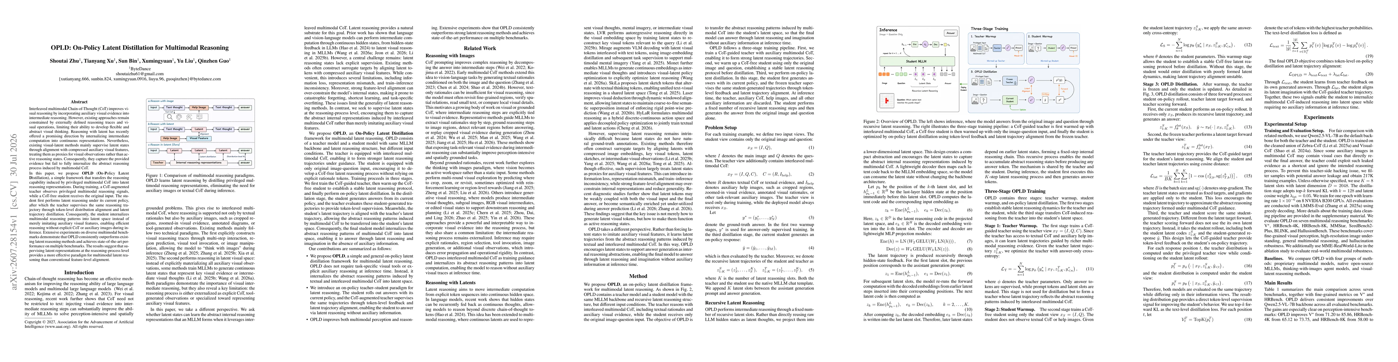 Thumbnail for OPLD: On-Policy Latent Distillation for Multimodal Reasoning