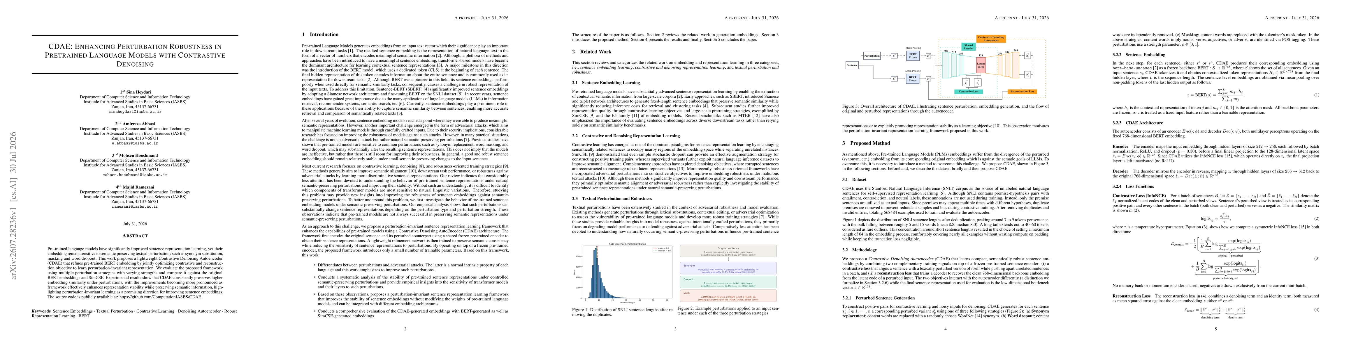 Thumbnail for CDAE: Enhancing Perturbation Robustness in Pretrained Language Models with Contrastive Denoising