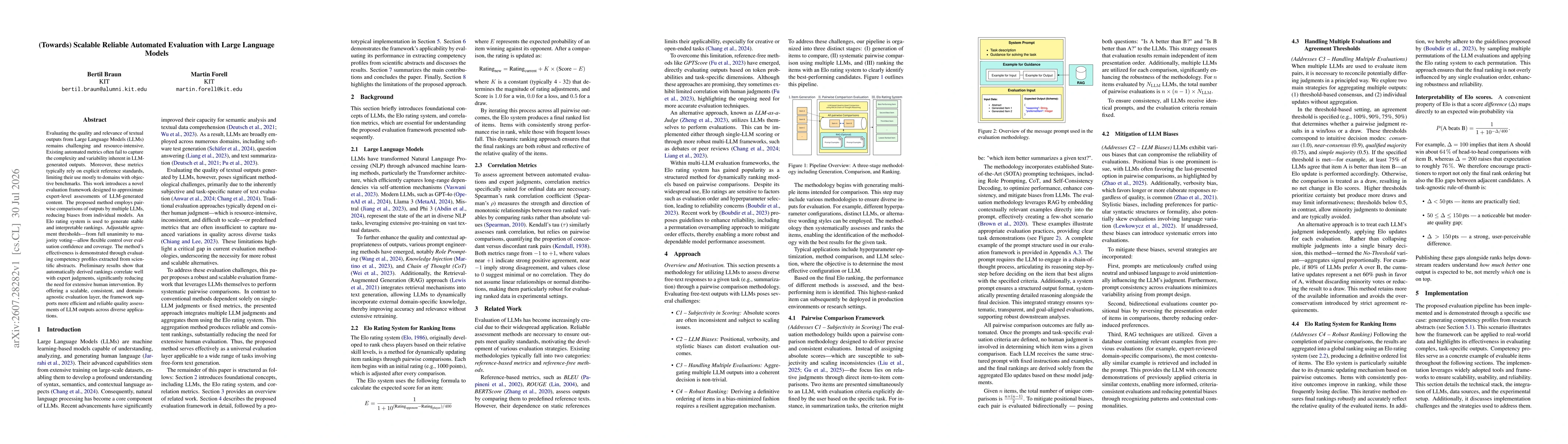 Thumbnail for (Towards) Scalable Reliable Automated Evaluation with Large Language Models