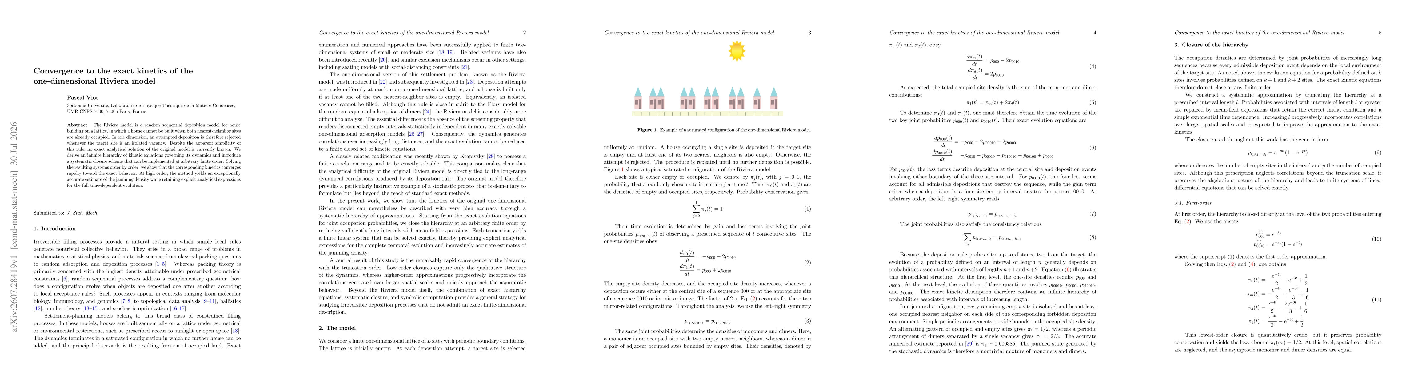 Thumbnail for Convergence to the exact kinetics of the one-dimensional Riviera model