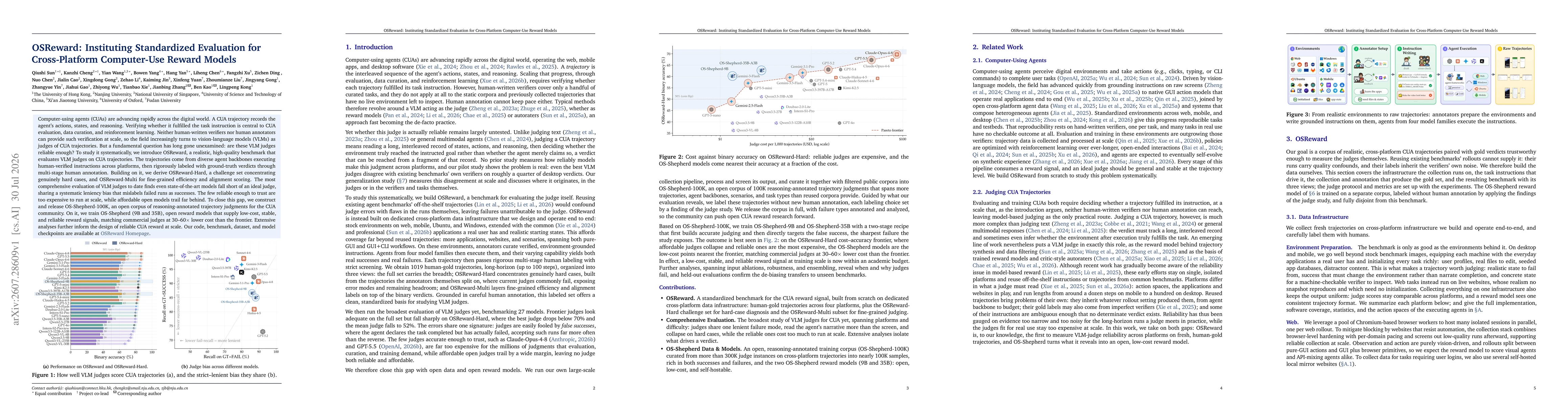 Thumbnail for OSReward: Instituting Standardized Evaluation for Cross-Platform Computer-Use Reward Models