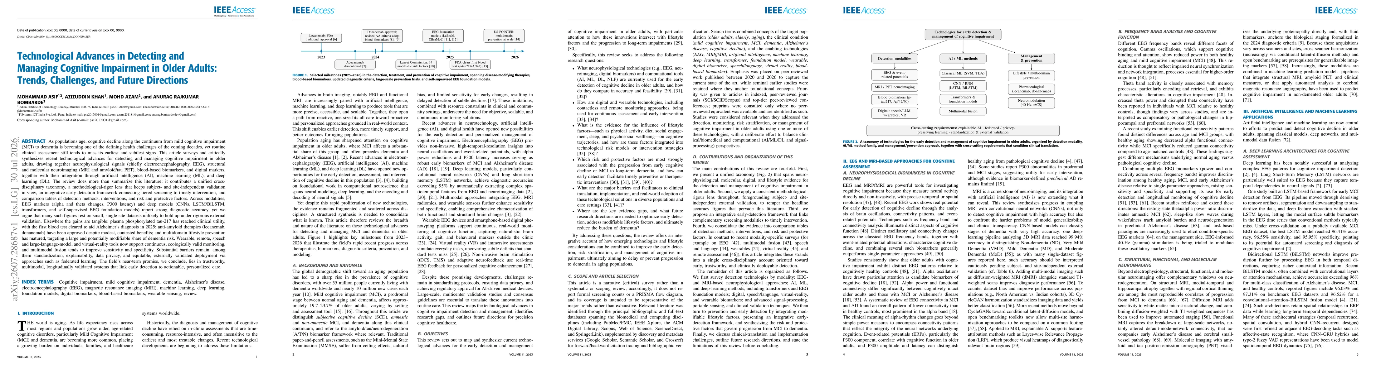 Thumbnail for Technological Advances in Detecting and Managing Cognitive Impairment in Older Adults: Trends, Challenges, and Future Directions