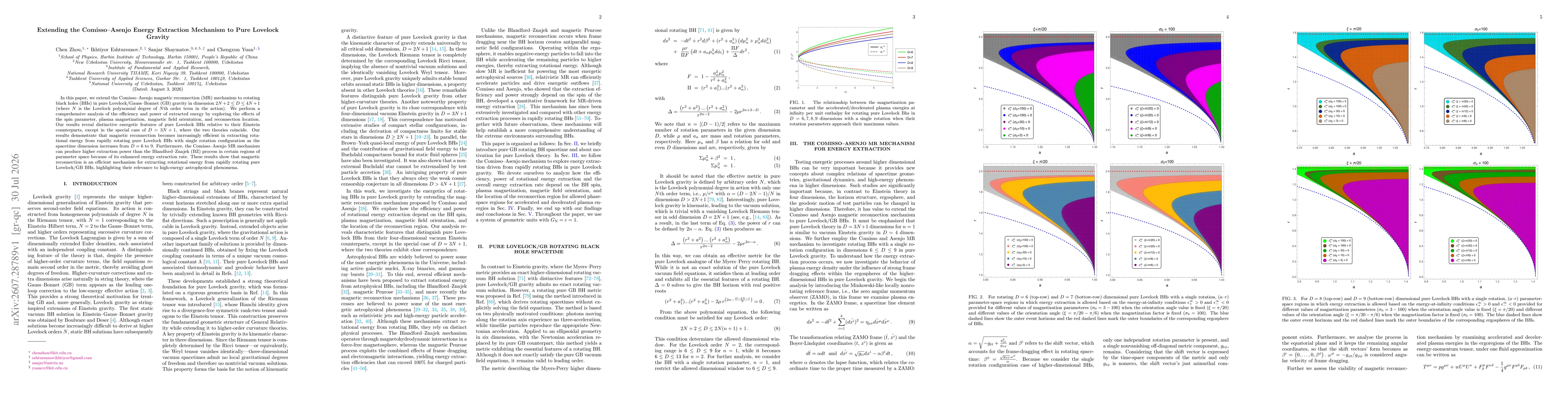 Thumbnail for Extending the Comisso-Asenjo Energy Extraction Mechanism to Pure Lovelock Gravity