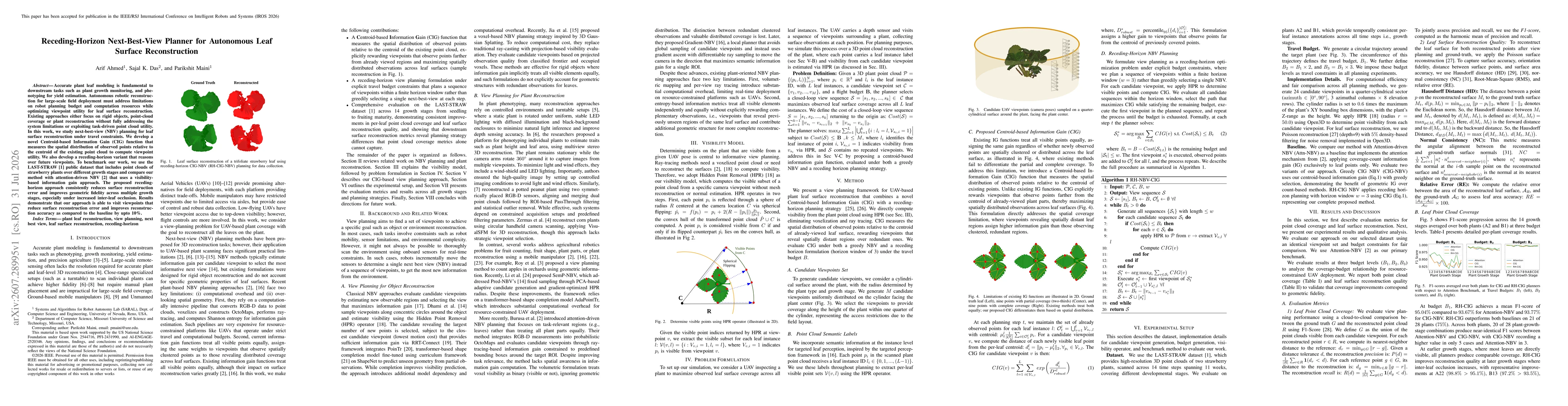 Thumbnail for Receding-Horizon Next-Best-View Planner for Autonomous Leaf Surface Reconstruction