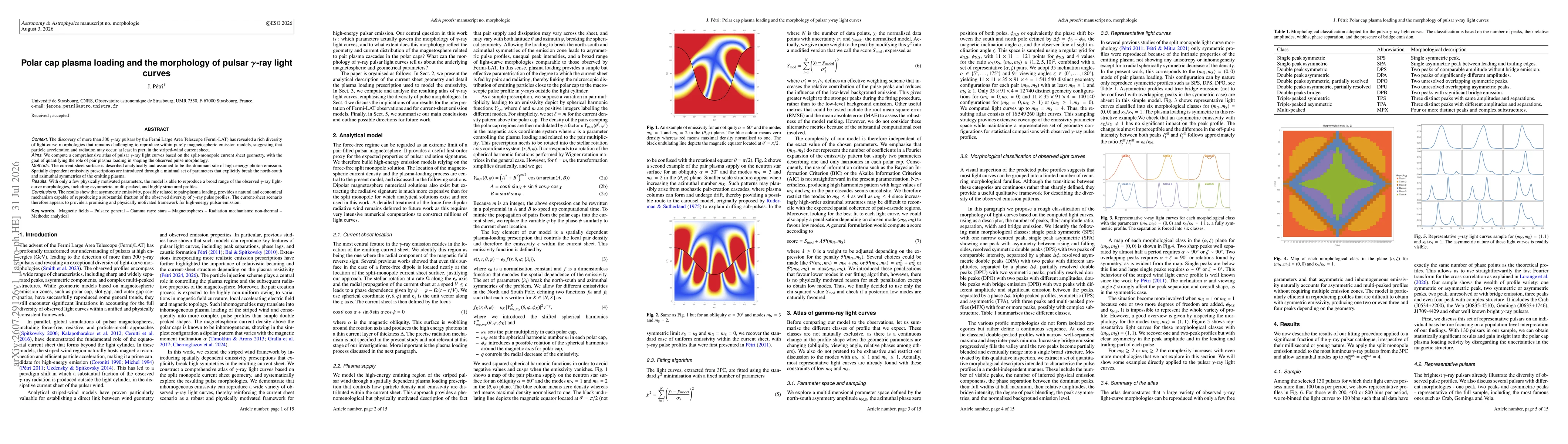 Thumbnail for Polar cap plasma loading and the morphology of pulsar $γ$-ray light curves