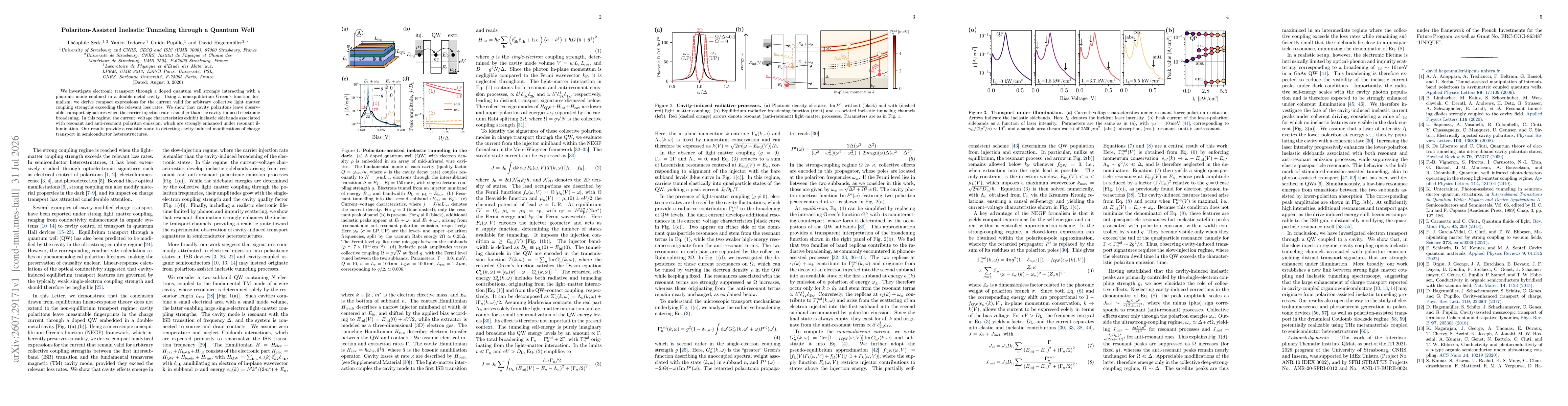 Thumbnail for Polariton-Assisted Inelastic Tunneling through a Quantum Well
