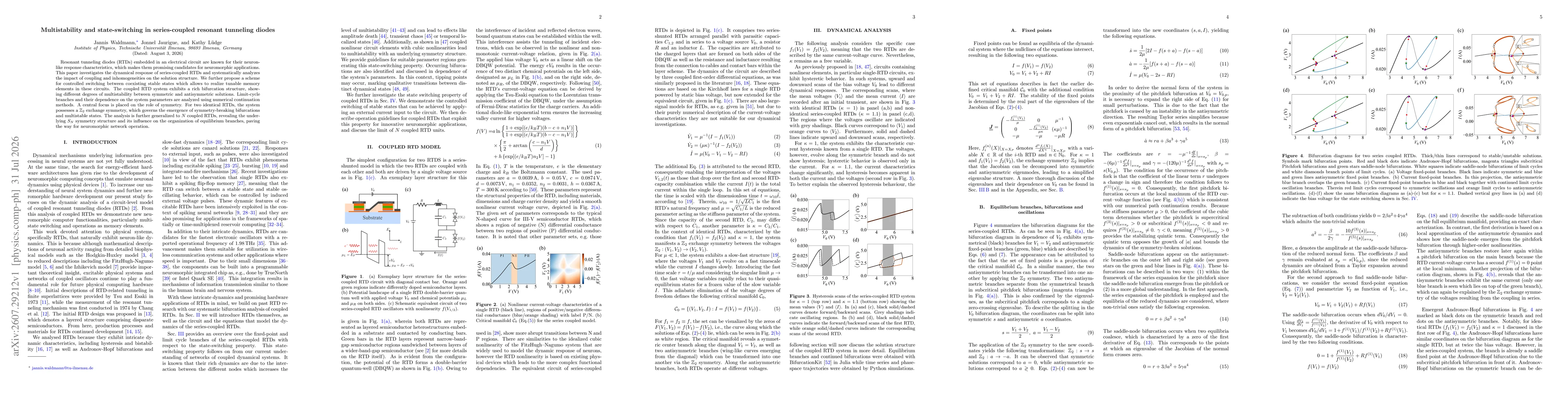 Thumbnail for Multistability and state-switching in series-coupled resonant tunneling diodes