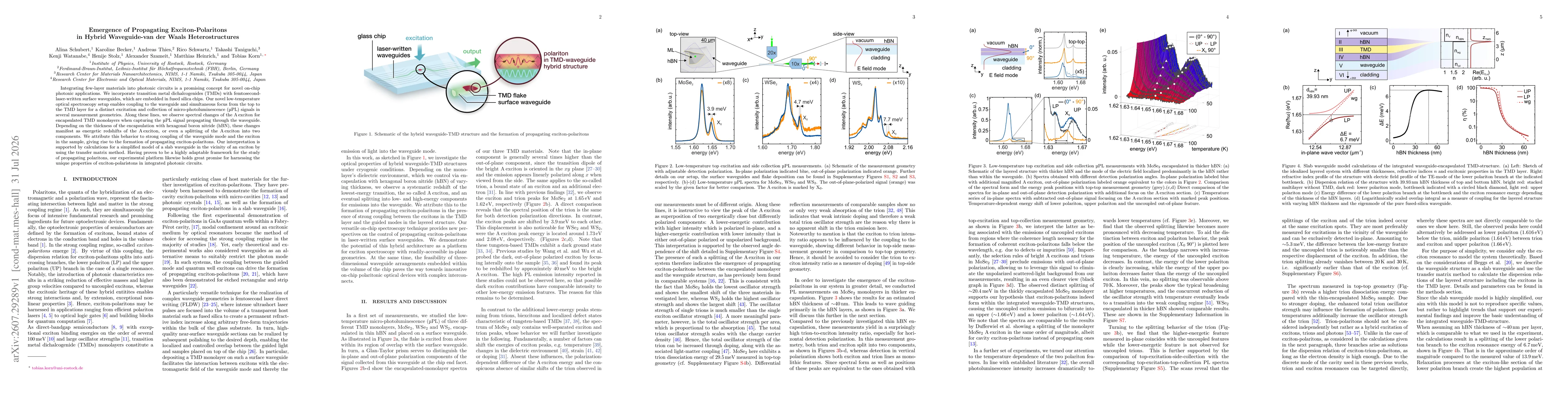 Thumbnail for Emergence of Propagating Exciton-Polaritons in Hybrid Waveguide-van der Waals Heterostructures