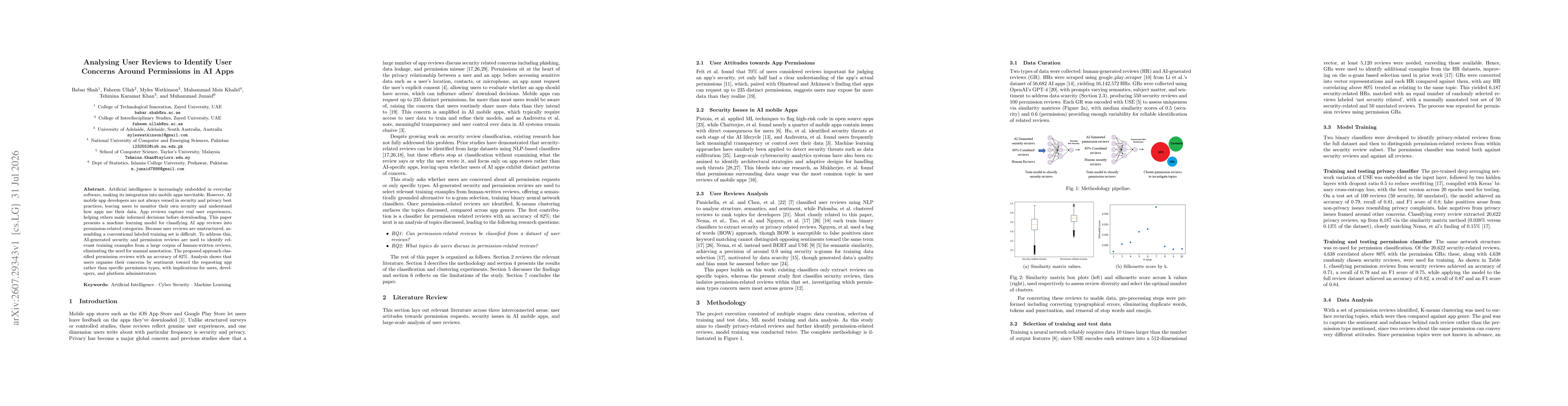 Thumbnail for Analysing User Reviews to Identify User Concerns Around Permissions in AI Apps