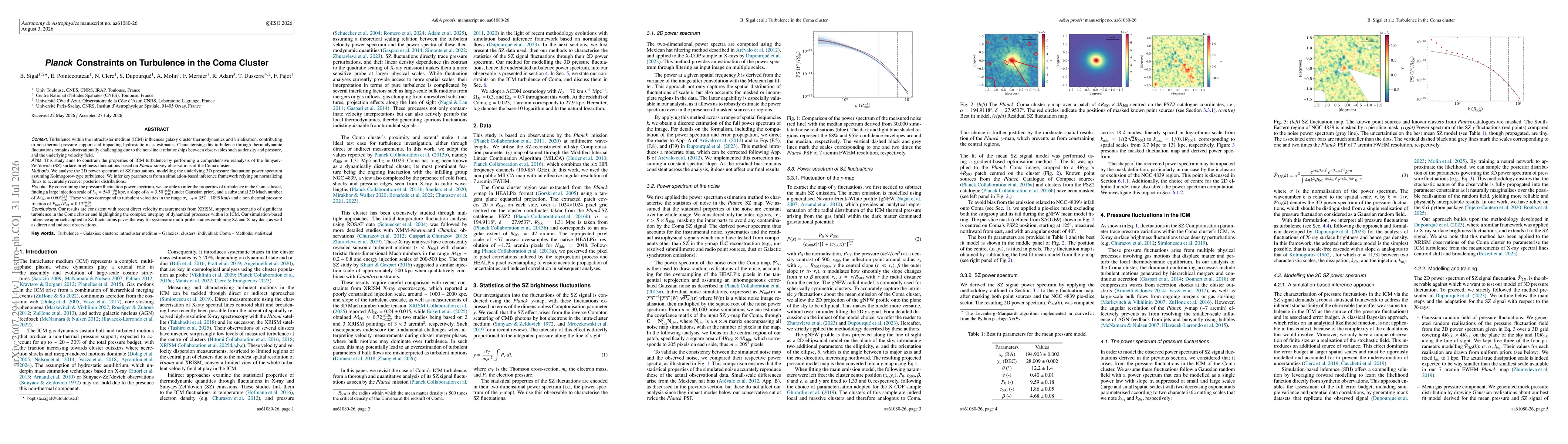 Thumbnail for Planck Constraints on Turbulence in the Coma Cluster