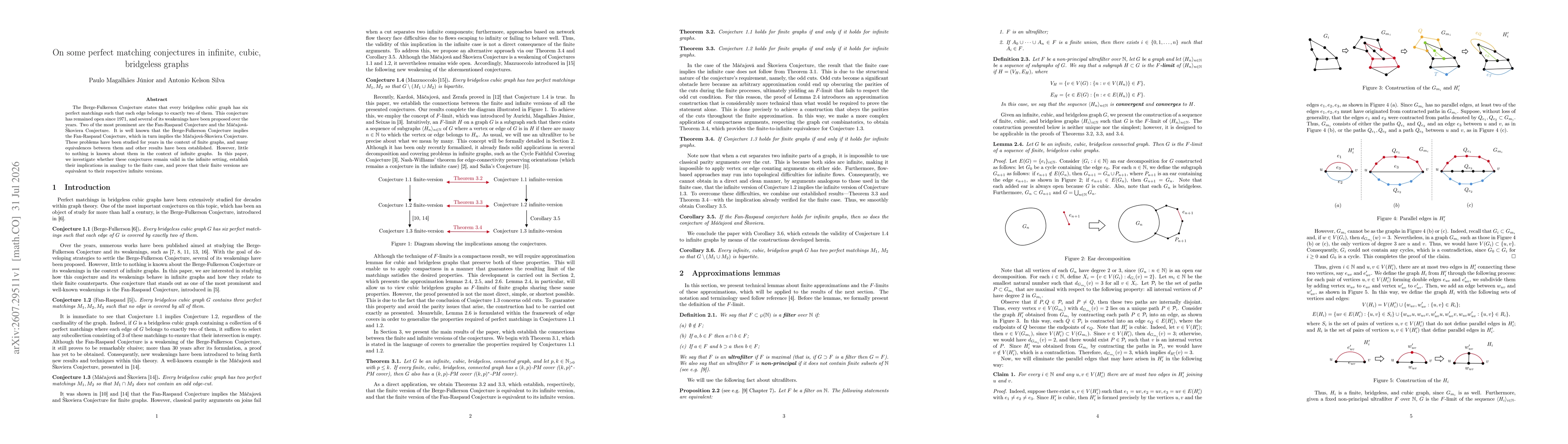 Thumbnail for On some perfect matching conjectures in infinite, cubic, bridgeless graphs