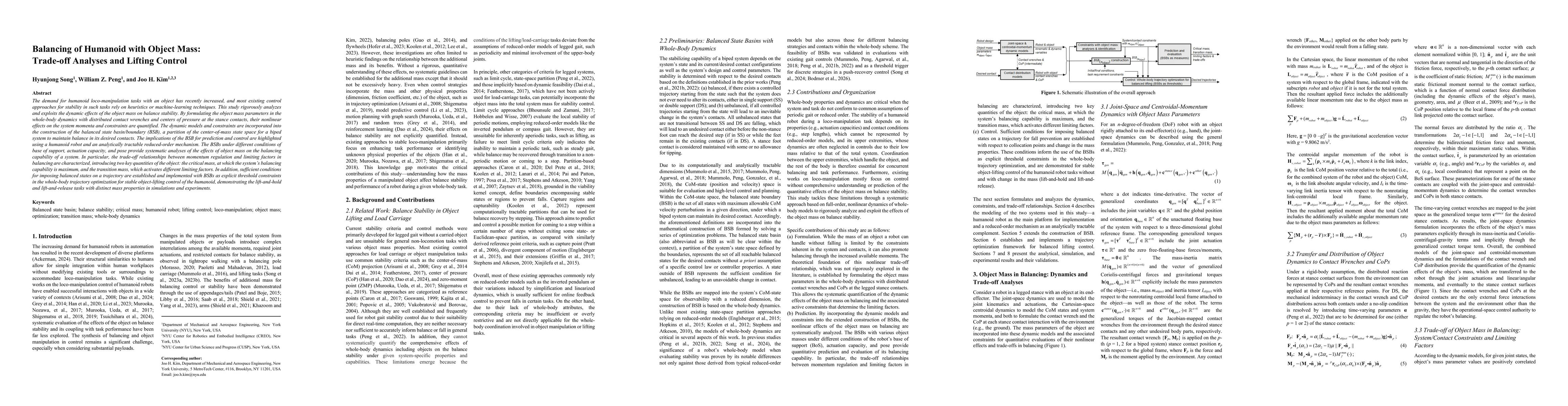 Thumbnail for Balancing of Humanoid with Object Mass: Trade-off Analyses and Lifting Control