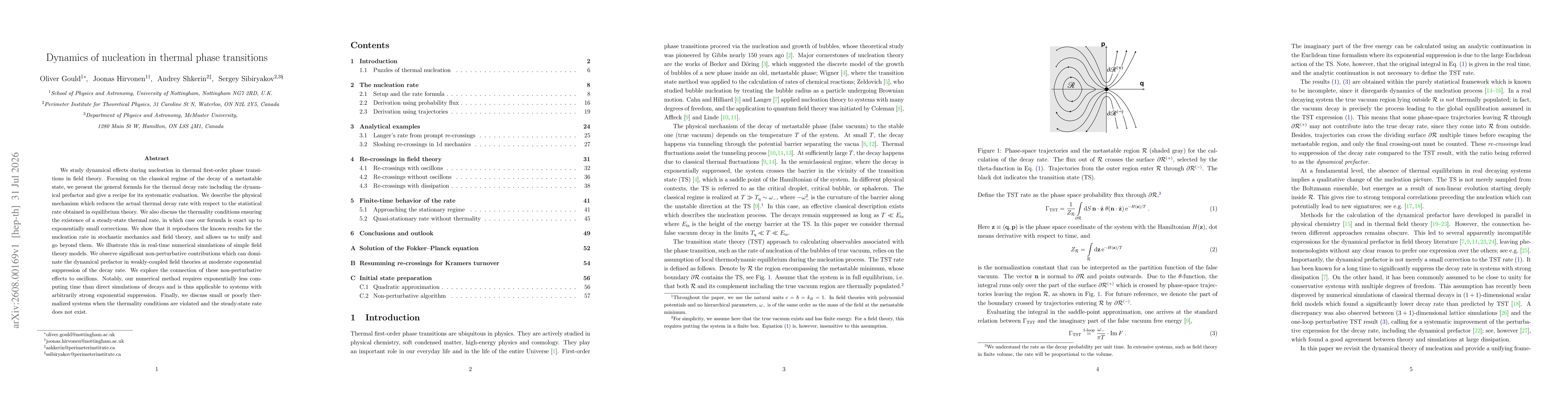 Thumbnail for Dynamics of nucleation in thermal phase transitions