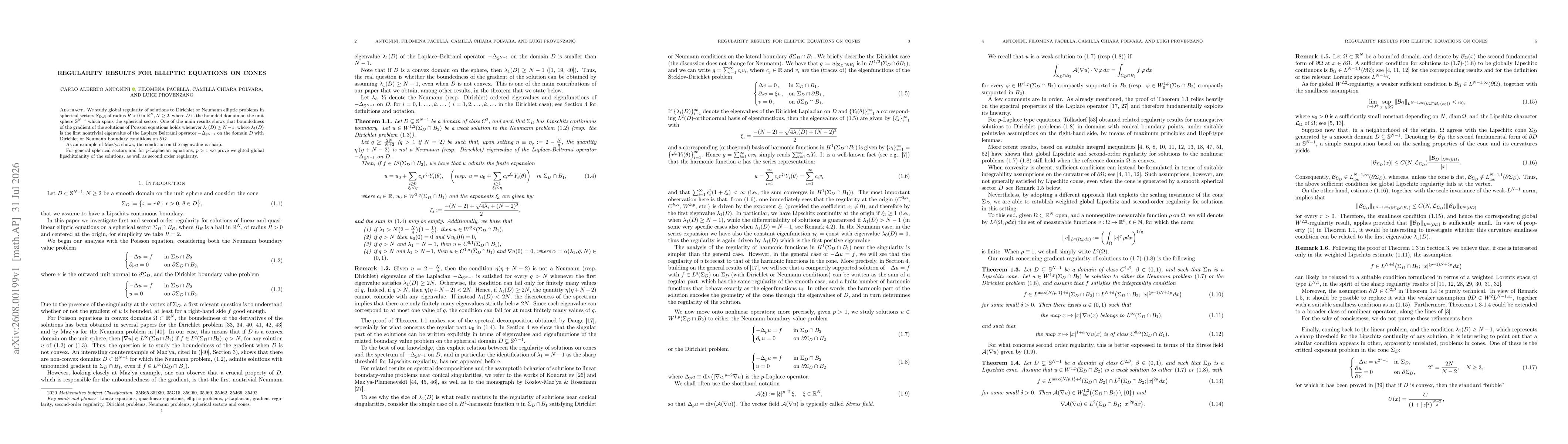 Thumbnail for Regularity results for elliptic equations on cones