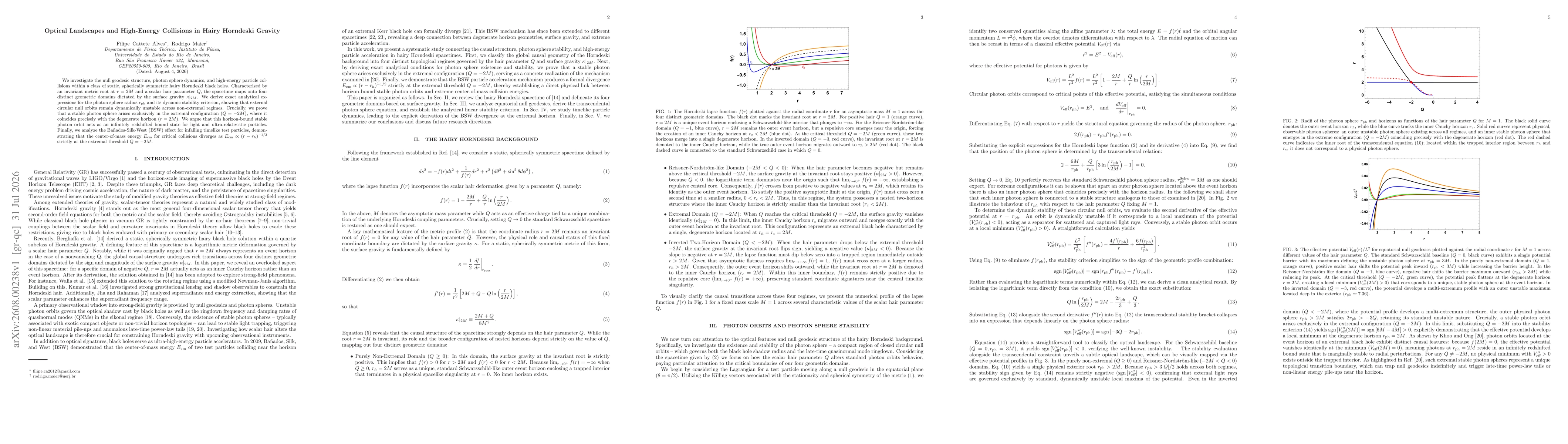 Thumbnail for Optical Landscapes and High-Energy Collisions in Hairy Horndeski Gravity