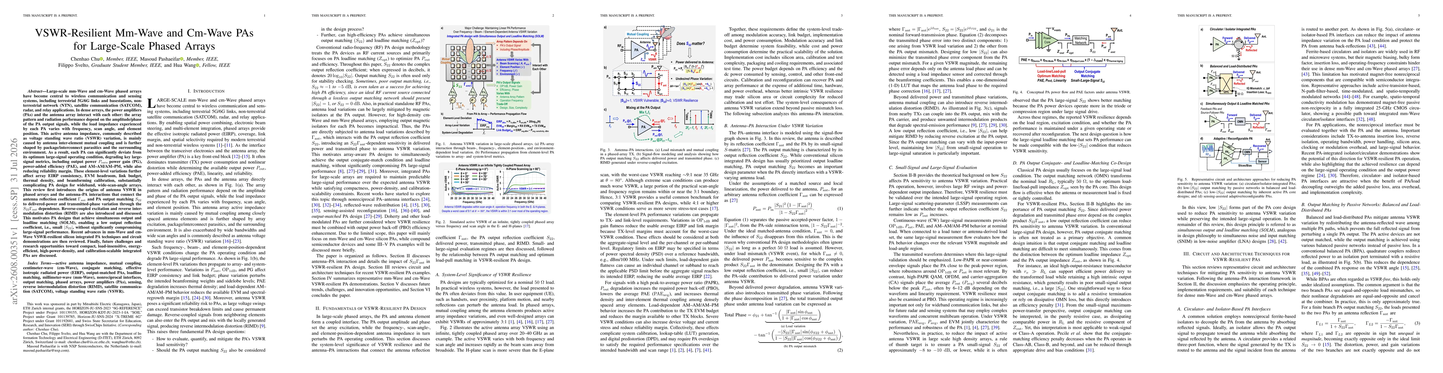 Thumbnail for VSWR-Resilient Mm-Wave and Cm-Wave PAs for Large-Scale Phased Arrays