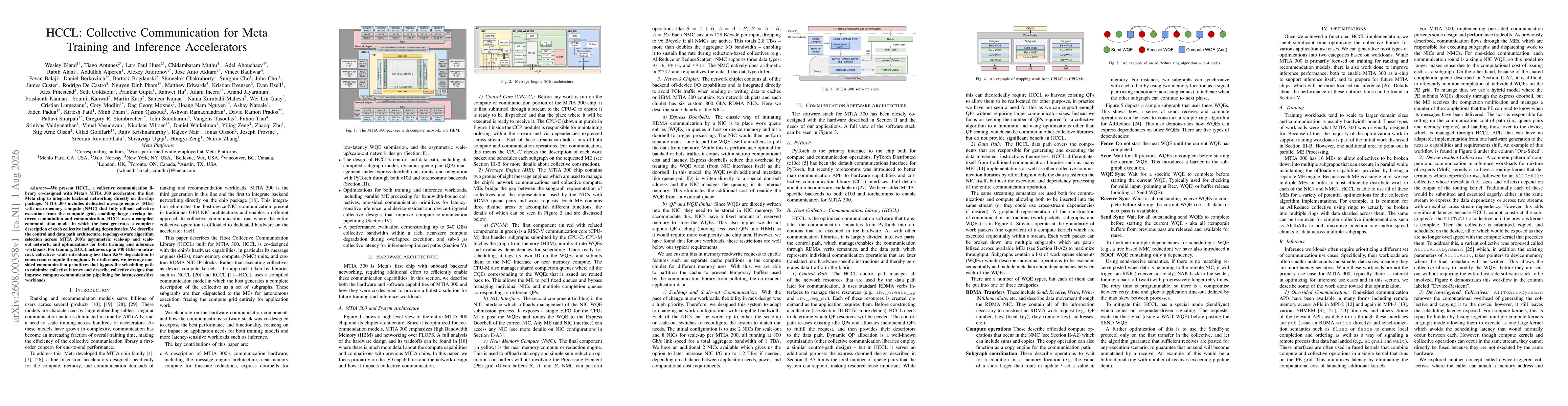 Thumbnail for HCCL: Collective Communication for Meta Training and Inference Accelerators