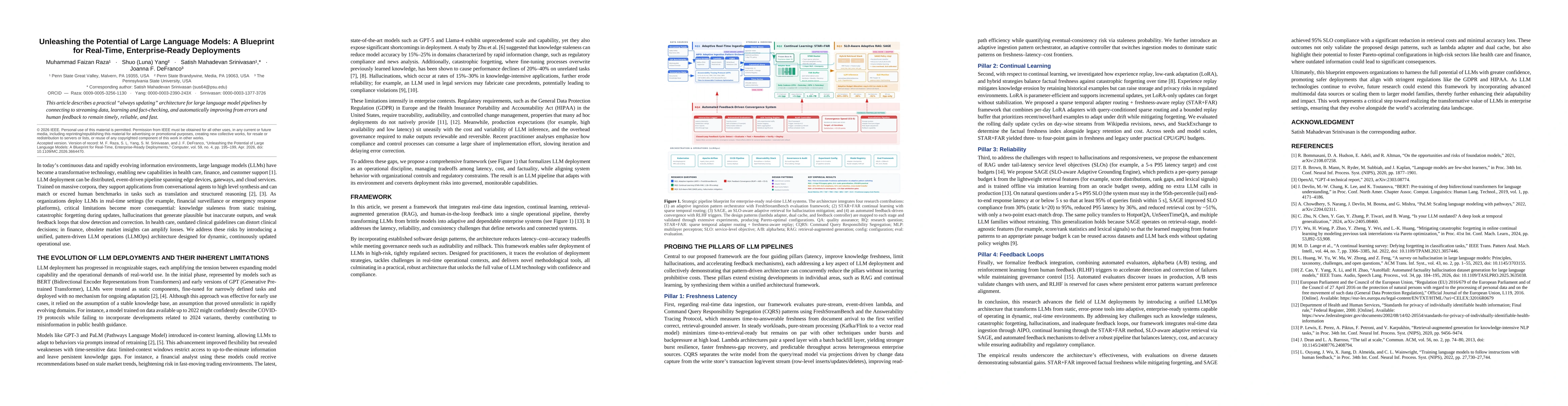 Thumbnail for Unleashing the Potential of Large Language Models: A Blueprint for Real-Time, Enterprise-Ready Deployments
