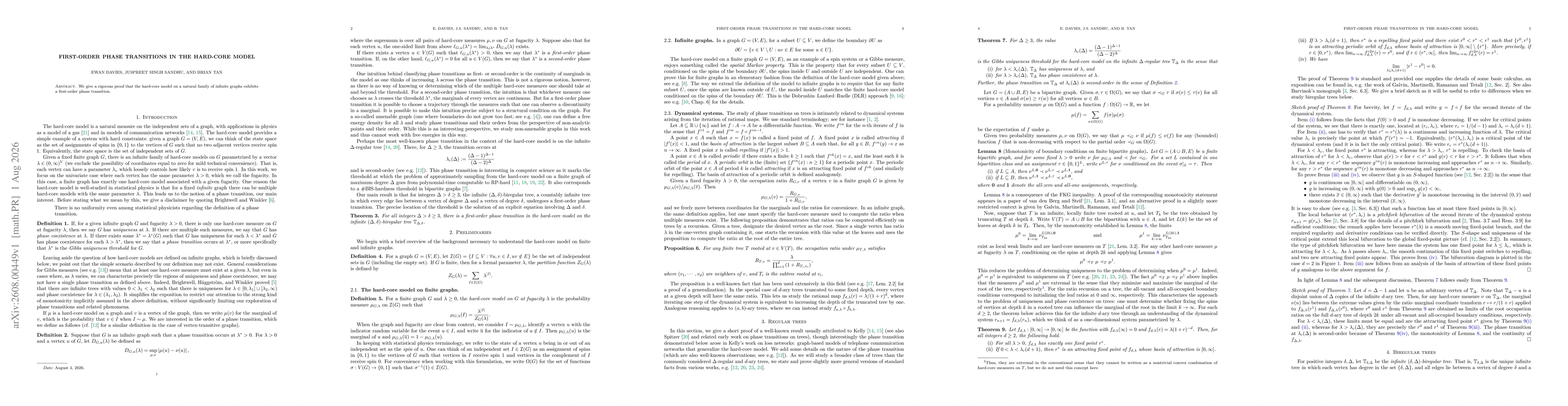Thumbnail for First-order phase transitions in the hard-core model