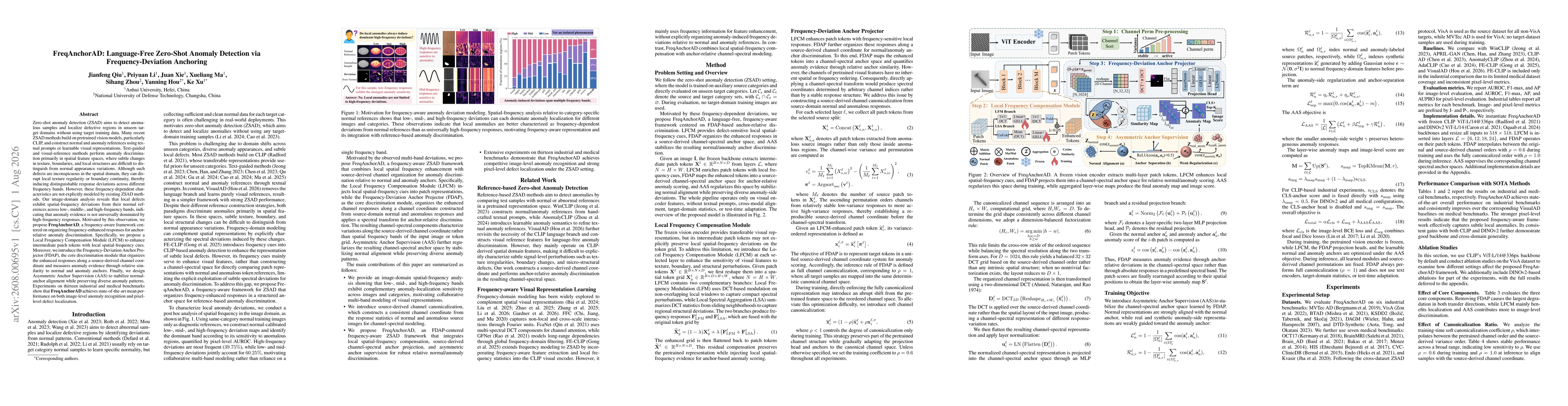 Thumbnail for FreqAnchorAD: Language-Free Zero-Shot Anomaly Detection via Frequency-Deviation Anchoring