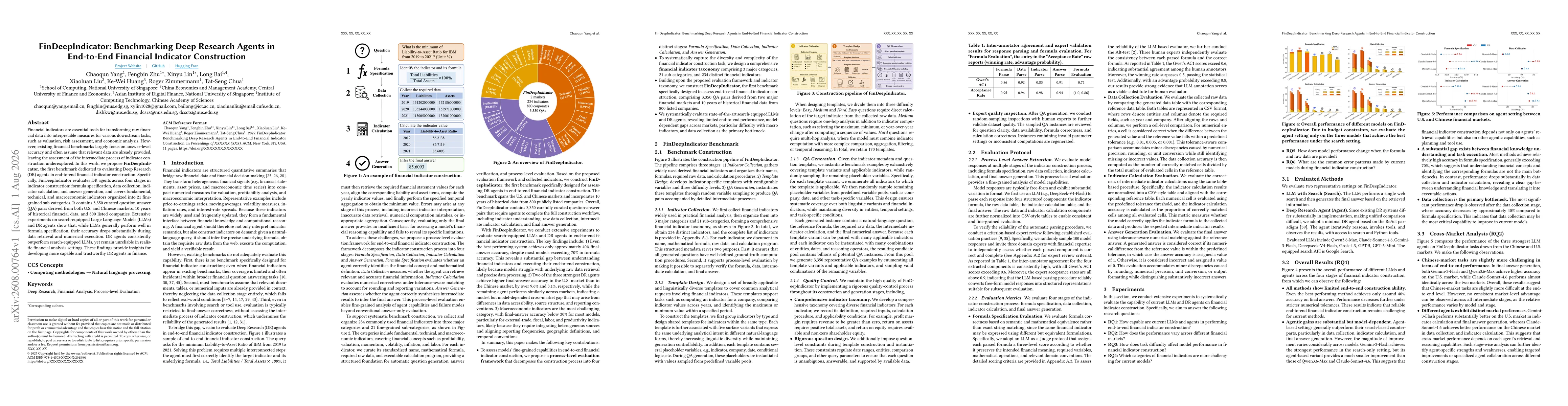 Thumbnail for FinDeepIndicator: Benchmarking Deep Research Agents in End-to-End Financial Indicator Construction