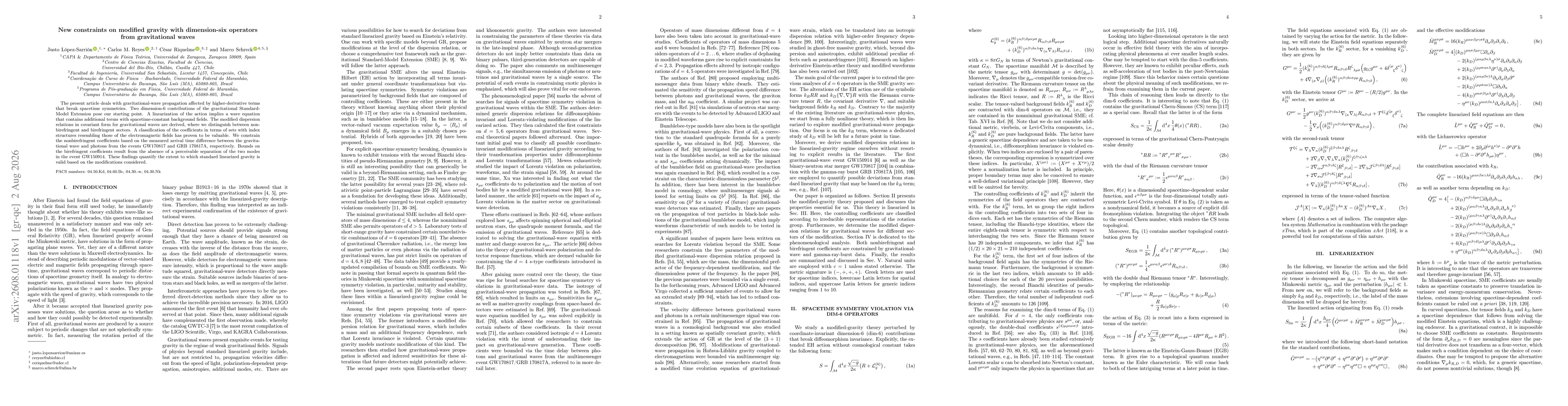 Thumbnail for New constraints on modified gravity with dimension-six operators from gravitational waves