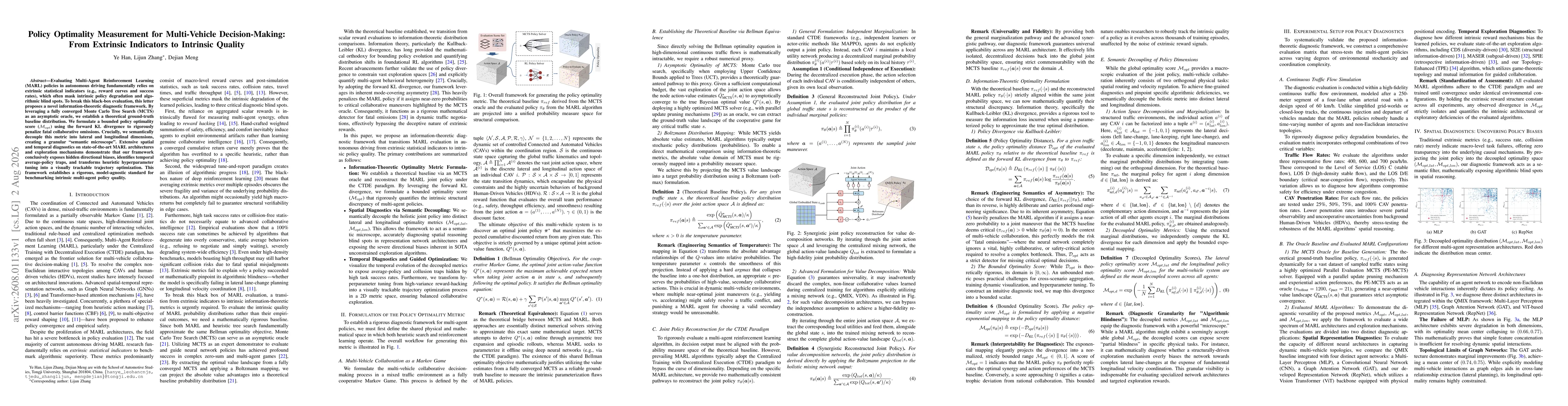 Thumbnail for Policy Optimality Measurement for Multi-Vehicle Decision-Making: From Extrinsic Indicators to Intrinsic Quality