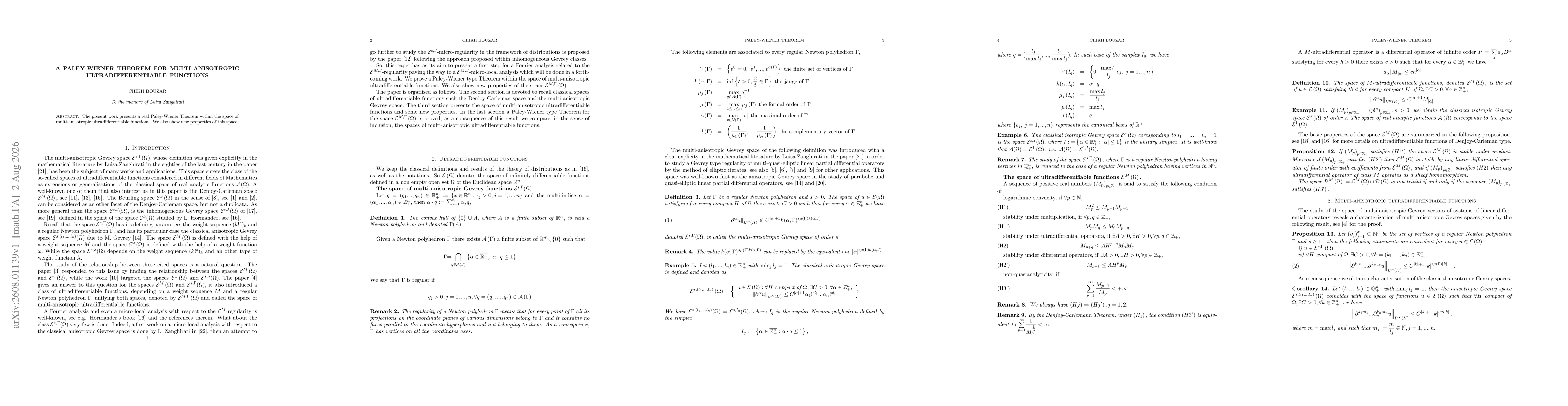 Thumbnail for A Paley-Wiener theorem for multi-anisotropic ultradifferentiable functions