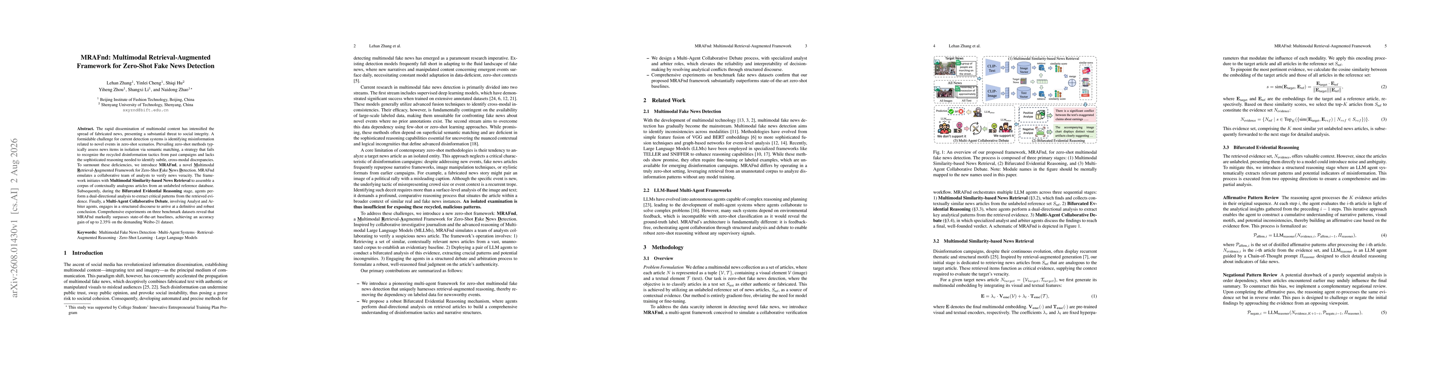 Thumbnail for MRAFnd: Multimodal Retrieval-Augmented Framework for Zero-Shot Fake News Detection