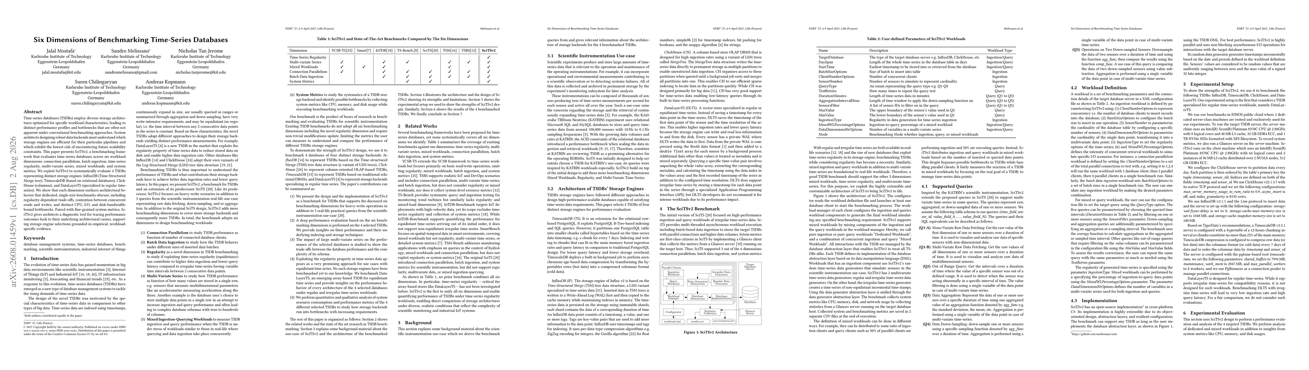 Thumbnail for Six Dimensions of Benchmarking Time-Series Databases