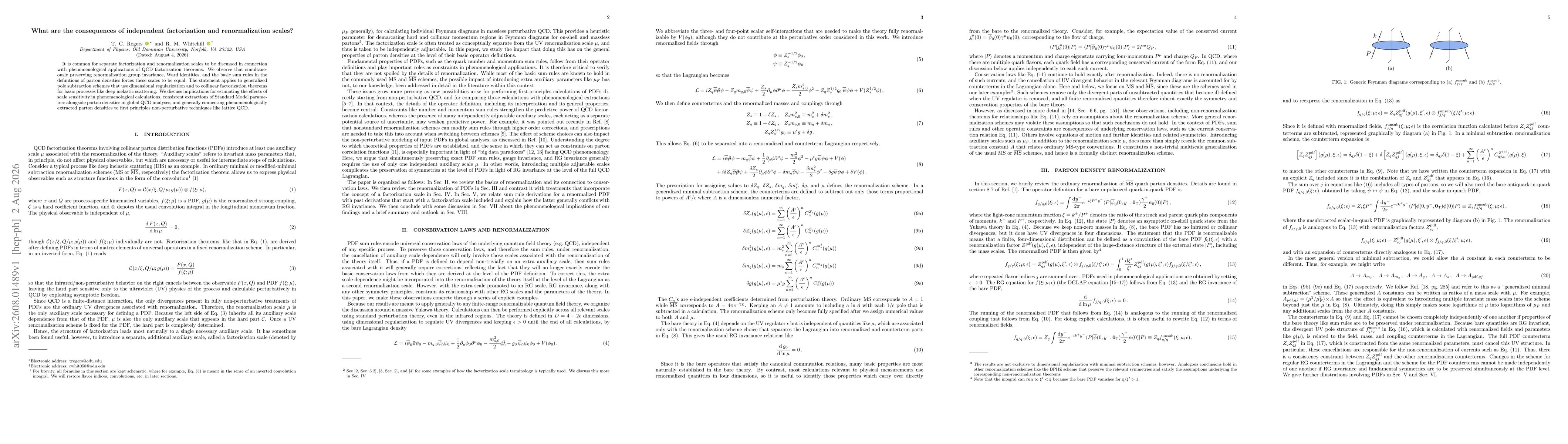 Thumbnail for What are the consequences of independent factorization and renormalization scales?