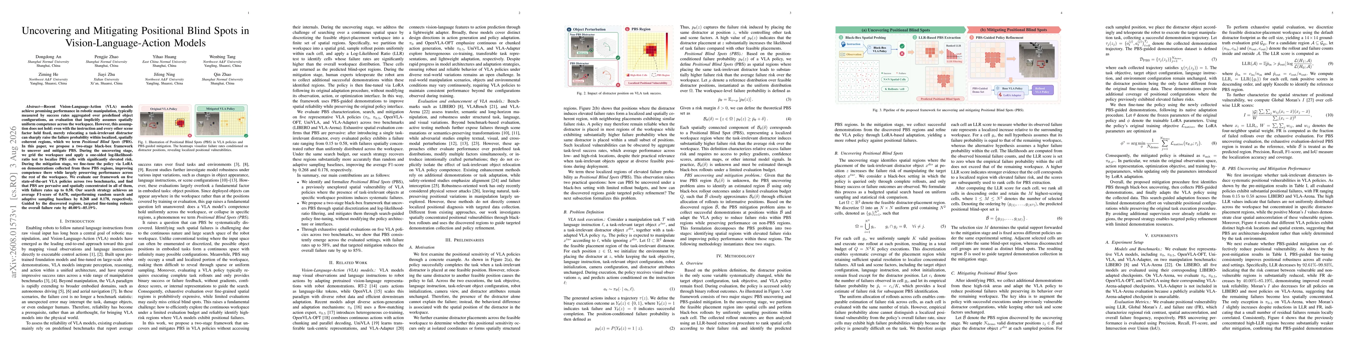Thumbnail for Uncovering and Mitigating Positional Blind Spots in Vision-Language-Action Models