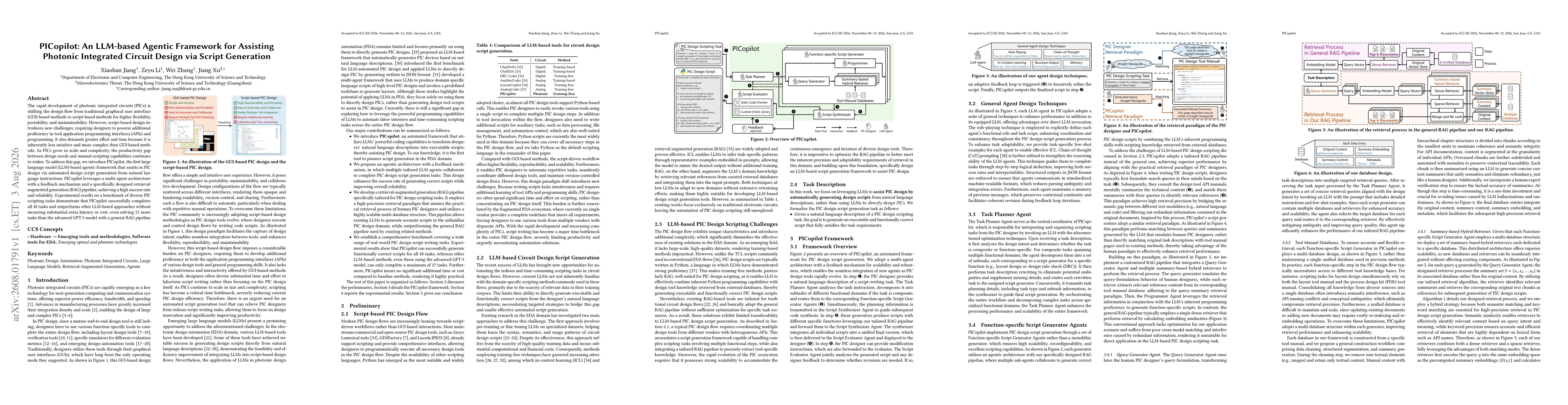 Thumbnail for PICopilot: An LLM-based Agentic Framework for Assisting Photonic Integrated Circuit Design via Script Generation