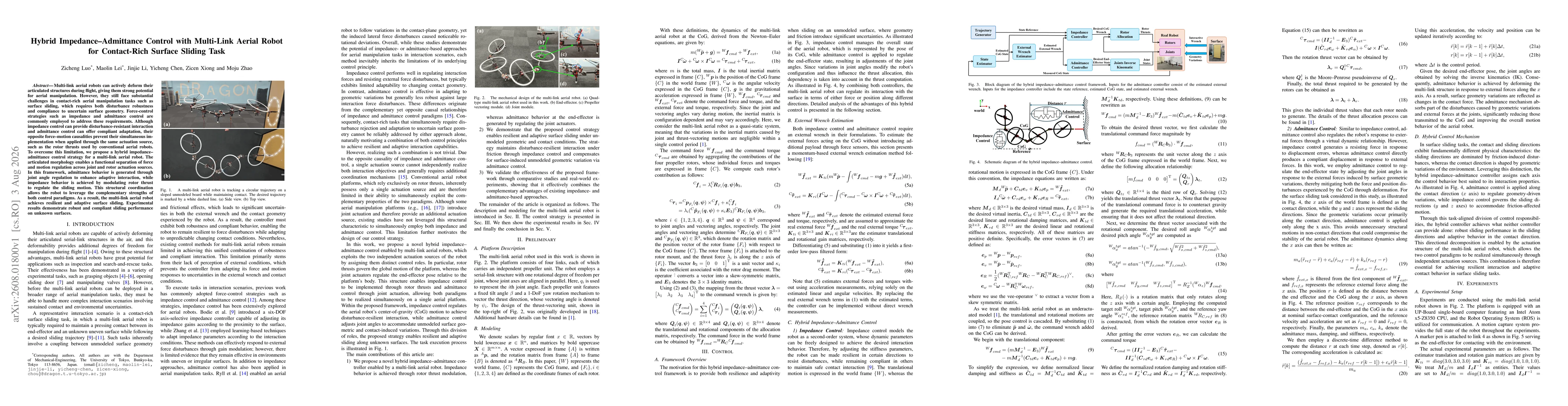 Thumbnail for Hybrid Impedance-Admittance Control with Multi-Link Aerial Robot for Contact-Rich Surface Sliding Task