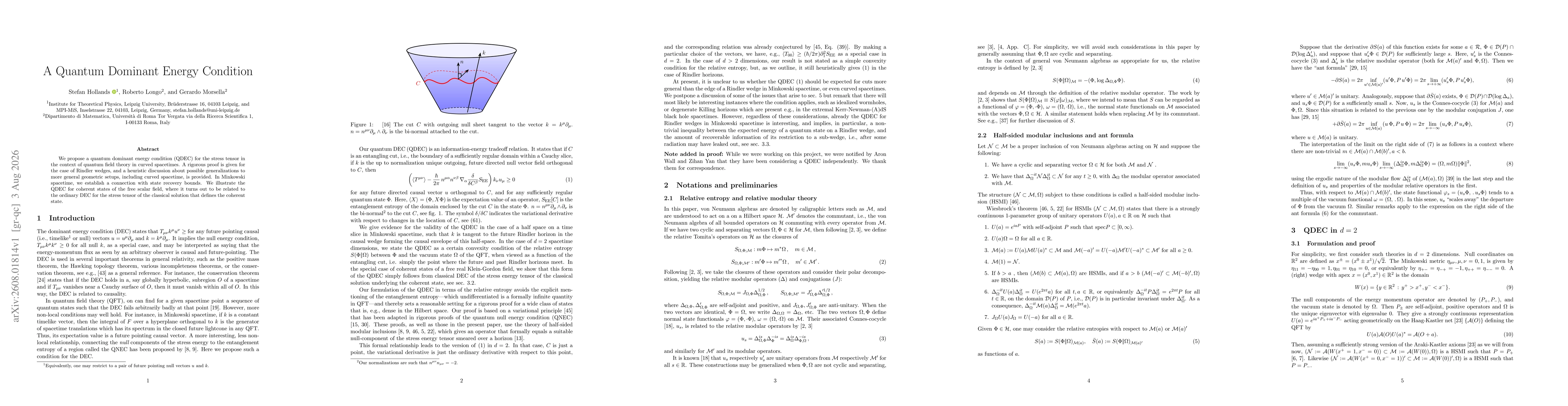 Thumbnail for A Quantum Dominant Energy Condition