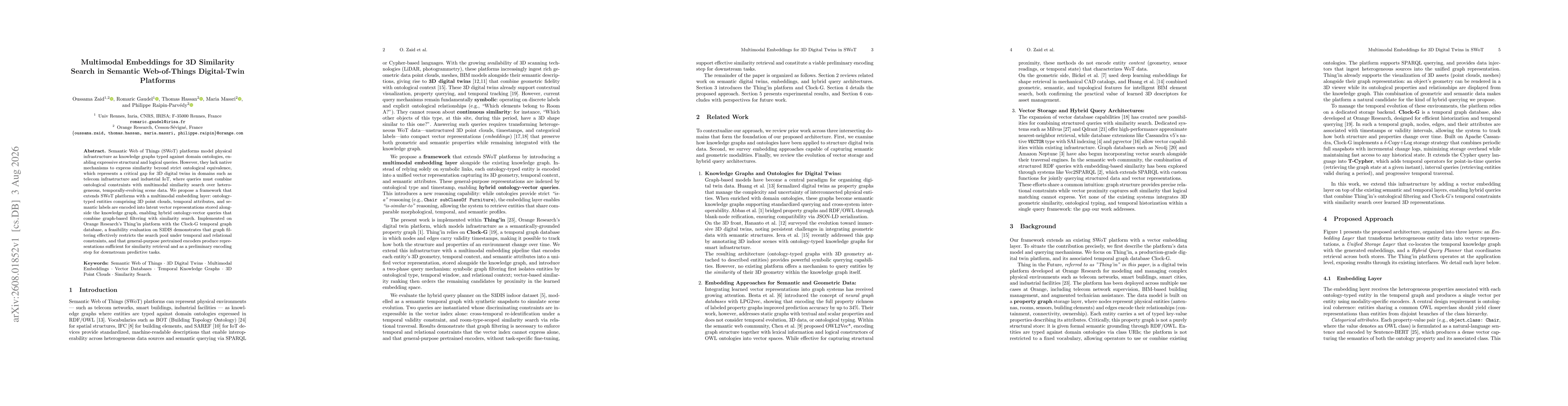 Thumbnail for Multimodal Embeddings for 3D Similarity Search in Semantic Web-of-Things Digital-Twin Platforms