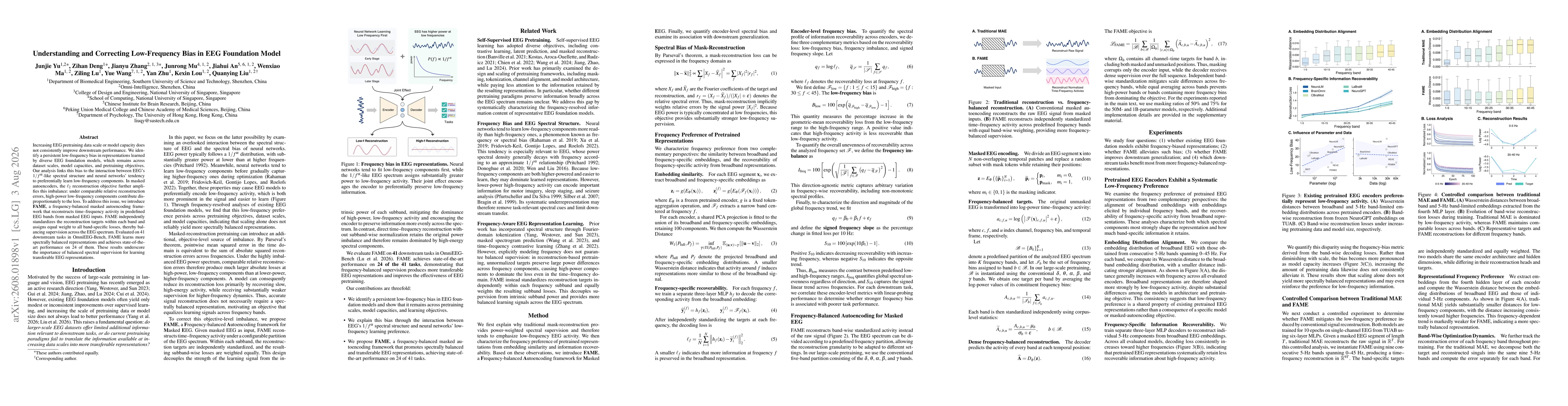 Thumbnail for Understanding and Correcting Low-Frequency Bias in EEG Foundation Model