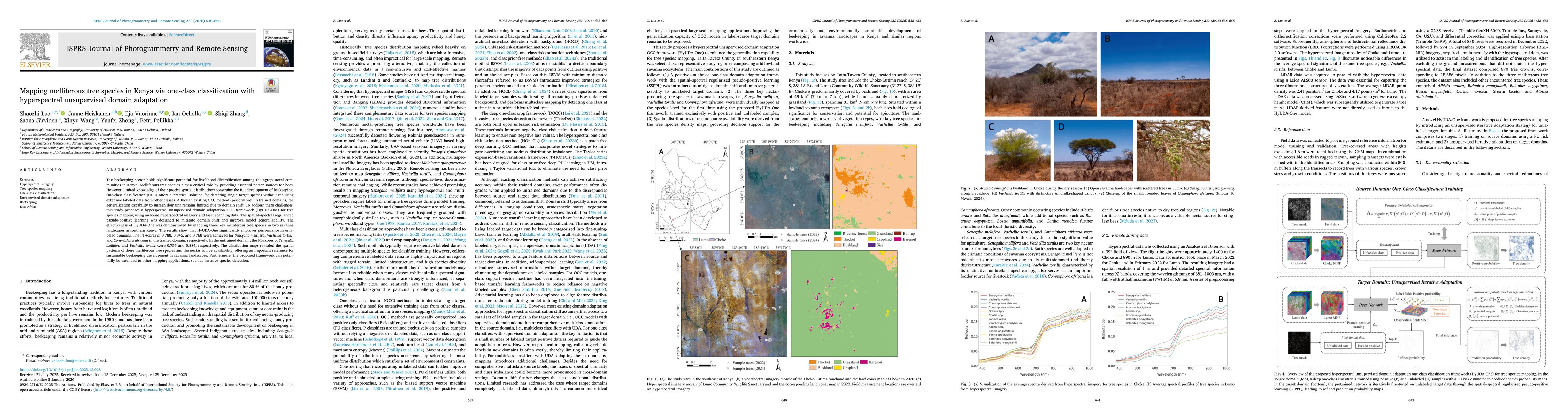 Thumbnail for Mapping melliferous tree species in Kenya via one-class classification with hyperspectral unsupervised domain adaptation