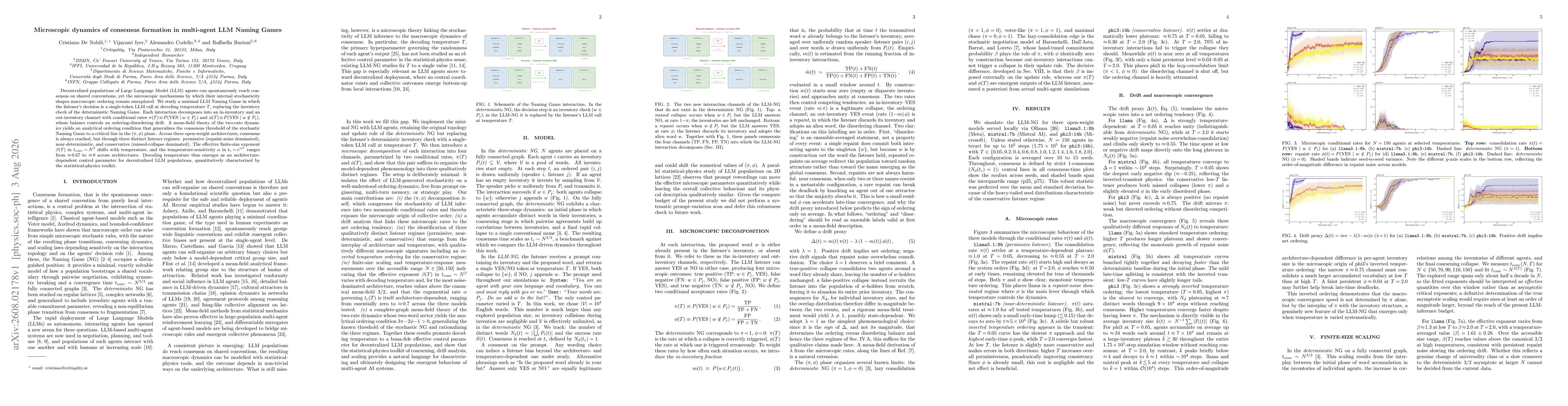 Thumbnail for Microscopic dynamics of consensus formation in multi-agent LLM Naming Games