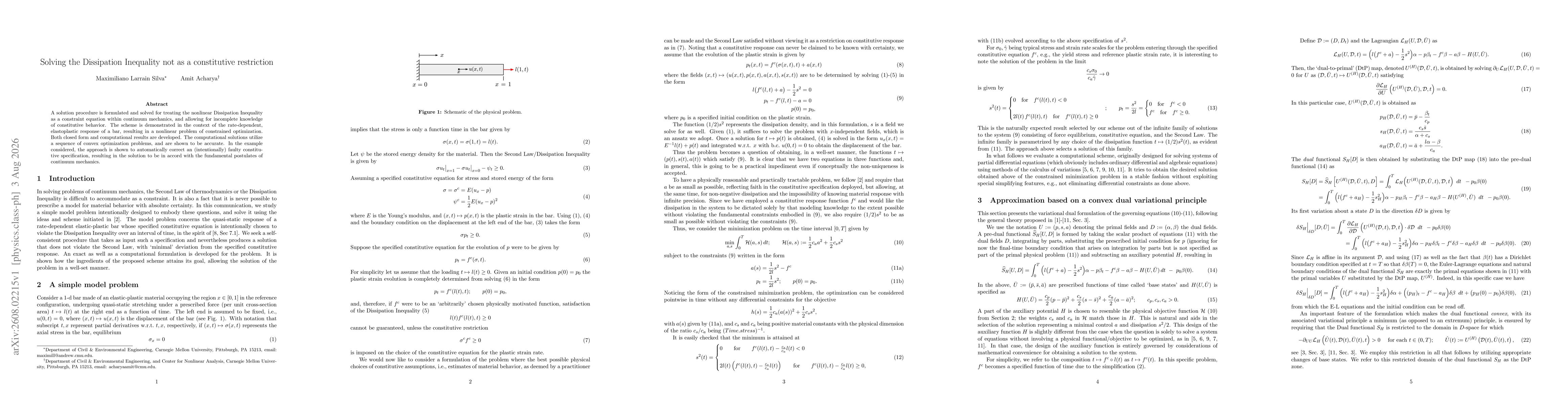 Thumbnail for Solving the Dissipation Inequality not as a constitutive restriction